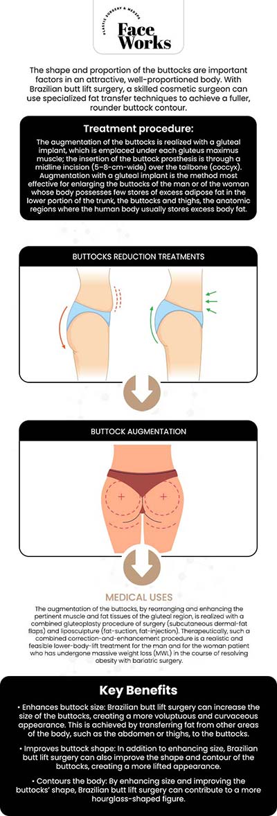 Dr. Paul C. Dillon, M.D., at Face Works Plastic Surgery offers the Liquid Brazilian Butt Lift, a non-surgical procedure that uses dermal fillers to enhance the shape and volume of the buttocks. This innovative treatment provides a natural, lifted look with minimal downtime, offering a safe and effective alternative to traditional surgical options. For more information, contact us or book an appointment online. We are conveniently located at 501 W Golf Rd A, Schaumburg, IL 60195. Dr. Paul C. Dillon, M.D., at Face Works Plastic Surgery offers the Liquid Brazilian Butt Lift, a non-surgical procedure that uses dermal fillers to enhance the shape and volume of the buttocks. This innovative treatment provides a natural, lifted look with minimal downtime, offering a safe and effective alternative to traditional surgical options. For more information, contact us or book an appointment online. We are conveniently located at 501 W Golf Rd A, Schaumburg, IL 60195.