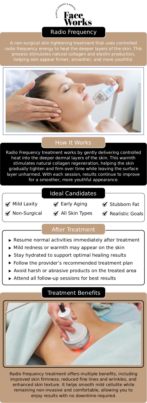 Common questions asked by clients: What is an RF massage, and how does it work? What are the main benefits of an RF massage? Does the treatment hurt or feel hot? What is the downtime after a session?For more information, contact us or request an appointment online. We serve patients from Schaumburg IL, Hoffman Estates IL, Rolling Meadows IL, Hanover Park IL, Streamwood IL, Elk Grove Village IL, and surrounding areas.